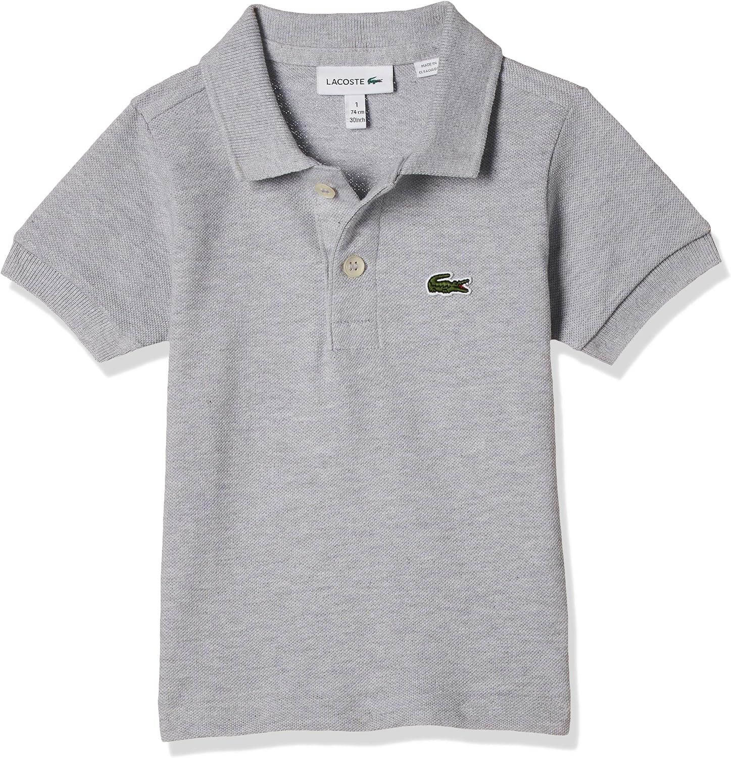 Lacoste Boys Short Sleeve Classic Pique Polo Shirt | Amazon (US)