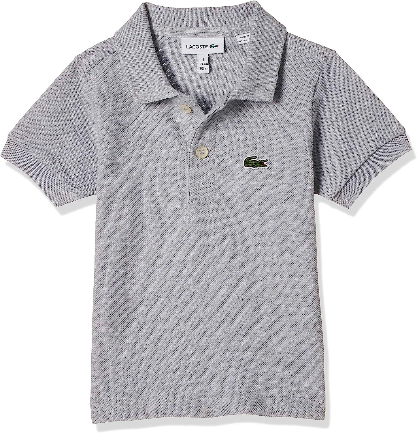 Lacoste Boys Short Sleeve Classic Pique Polo Shirt | Amazon (US)