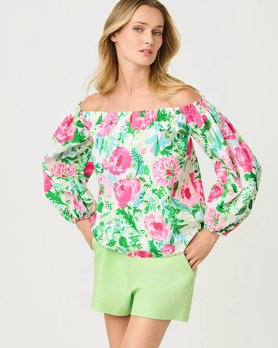 Siloe Off-the-Shoulder Top | Lilly Pulitzer