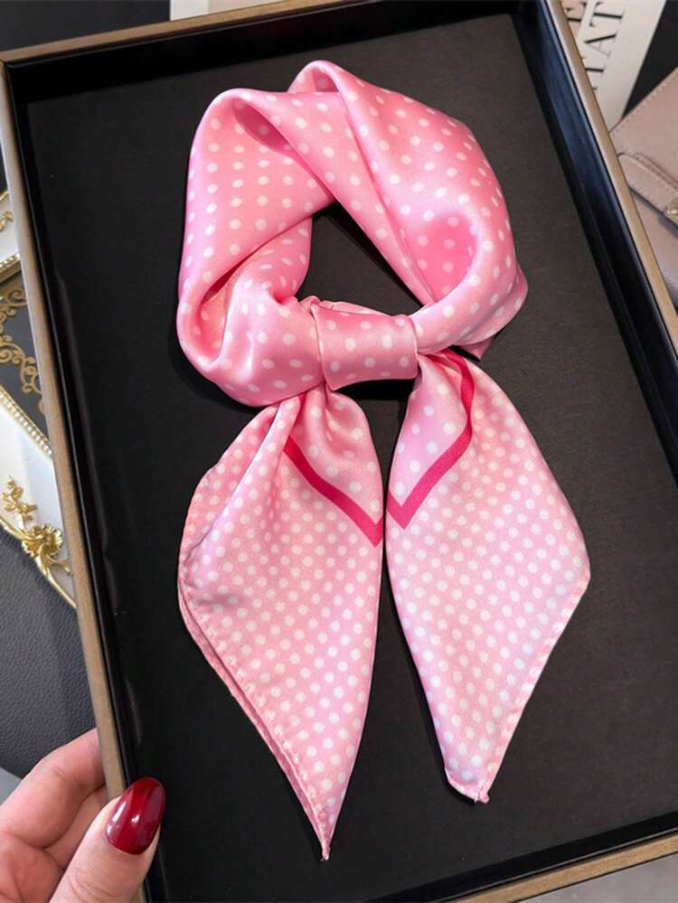 1pc Solid Color Neckerchief, Women's Small Shawl Scarf Headband, 70x70cm Square Headscarf | SHEIN