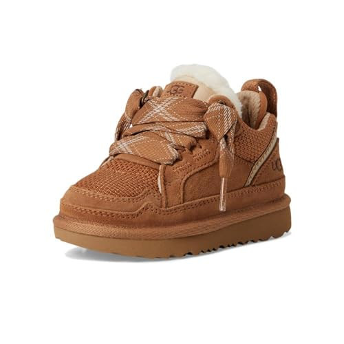 UGG Kids K Lowmel Sneaker, Chestnut, 3 | Amazon (US)