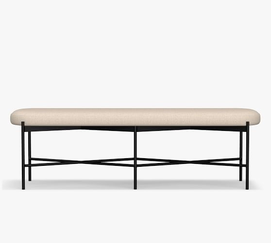 Maison Upholstered Backless Bench | Pottery Barn (US)