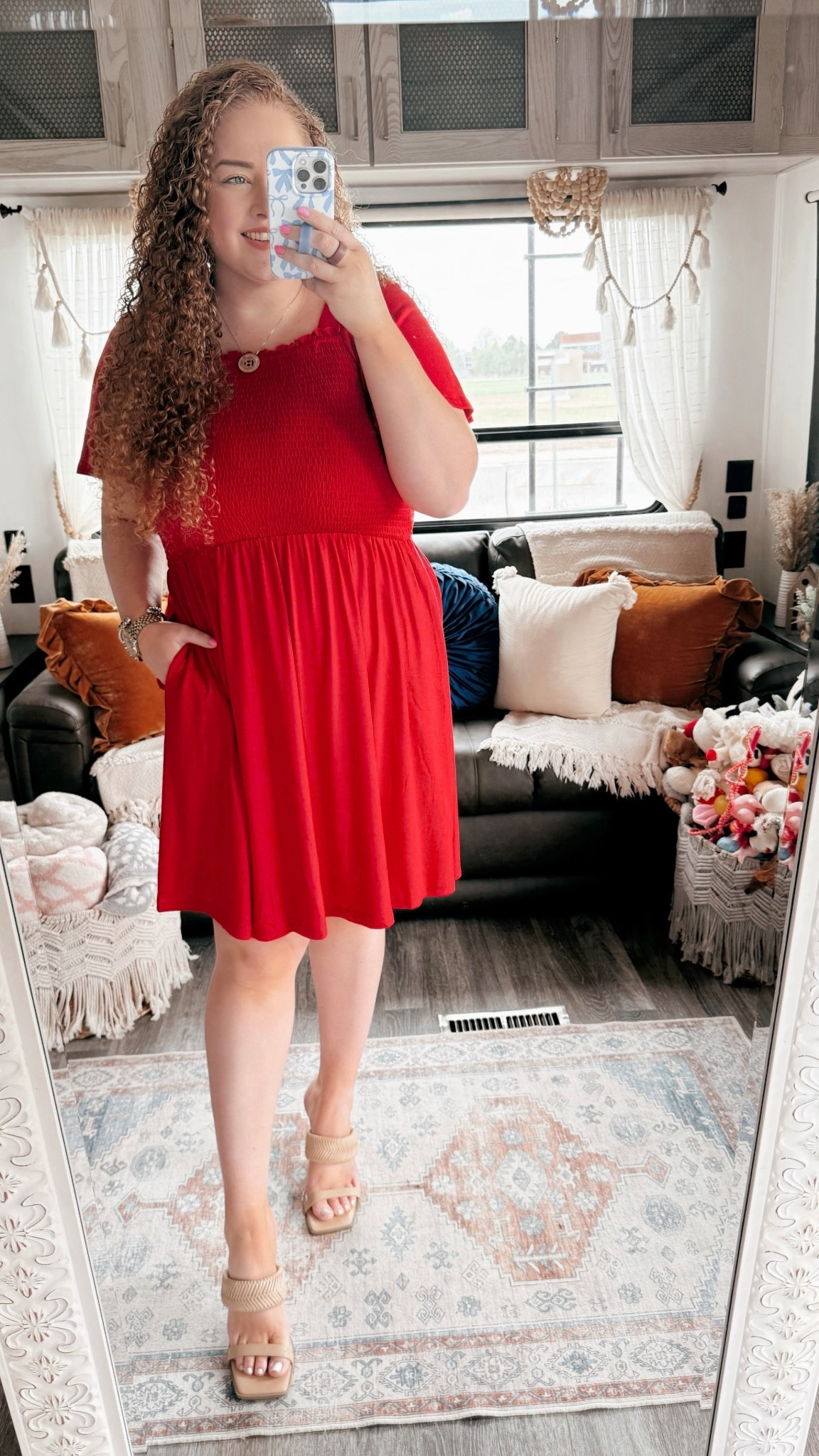 This dress is so pretty ❤️dress | red dress | summer dress | amazon dress | amazon red dress | vacation dress | neutral heels | Amazon heels | amazon finds | amazon spring outfit | amazon spring look | spring break dress | amazon spring break outfit | dinner dress | amazon vacation dinner dress | resort dress | spring fashion | spring outfit | amazon spring outfit | resort wear | Memorial Day outfit | Memorial Day dress | Fourth of July outfit | 4th of July outfit | dress with pockets 

#LTKMidsize #LTKSummerEdit #LTKSaleAlert