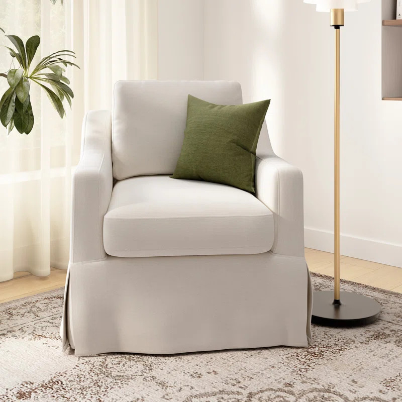 Swivel Accent Chair With Slipcover | Wayfair North America