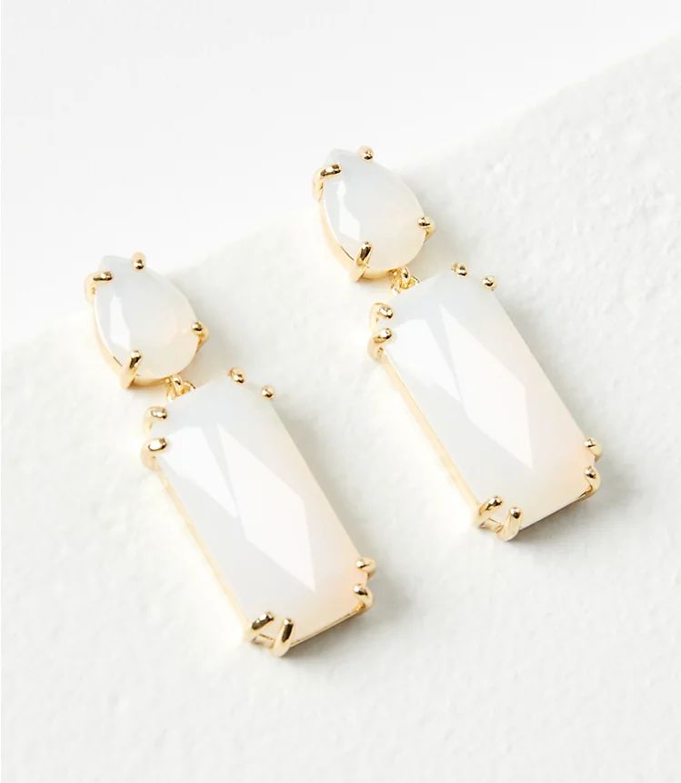 Gem Statement Earrings | LOFT