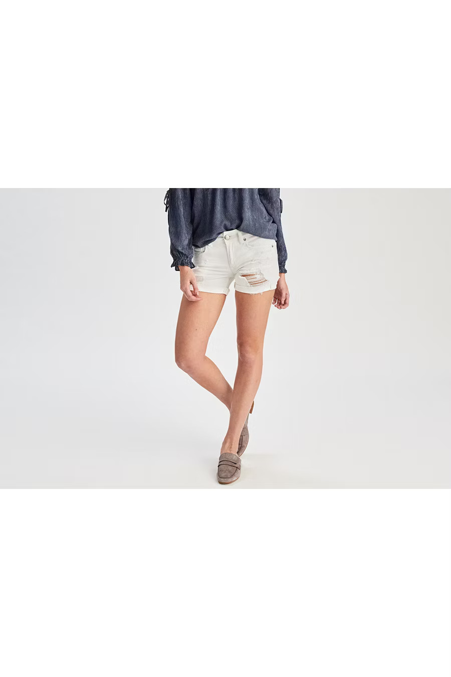 AE Denim X Midi Short | American Eagle Outfitters (US & CA)