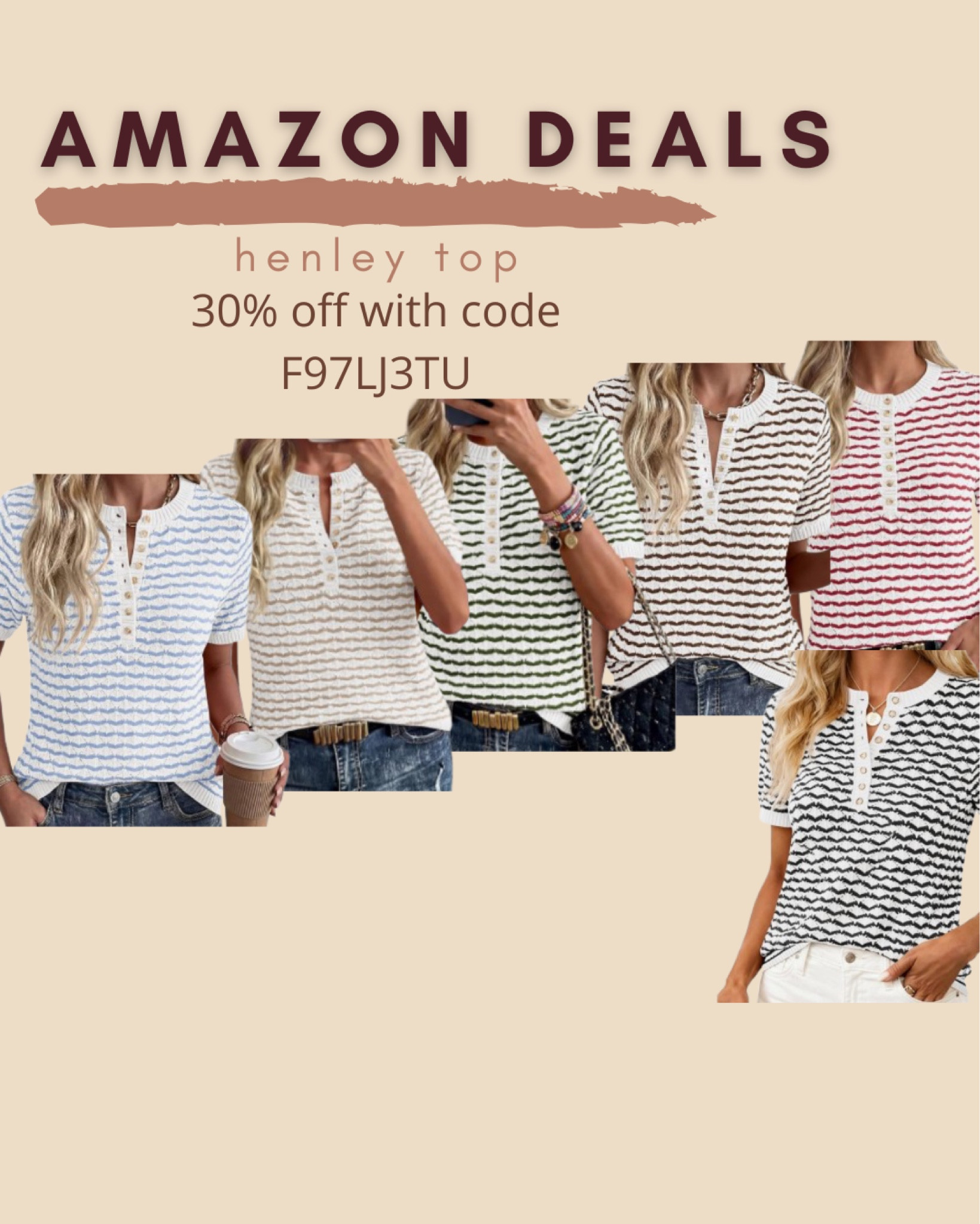 $23 ends 5/4

Amazon fashion
Amazon deals
Henley top


#LTKSaleAlert