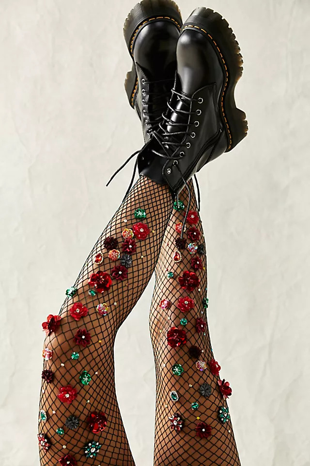 Bed Of Roses Tights | Free People (Global - UK&FR Excluded)