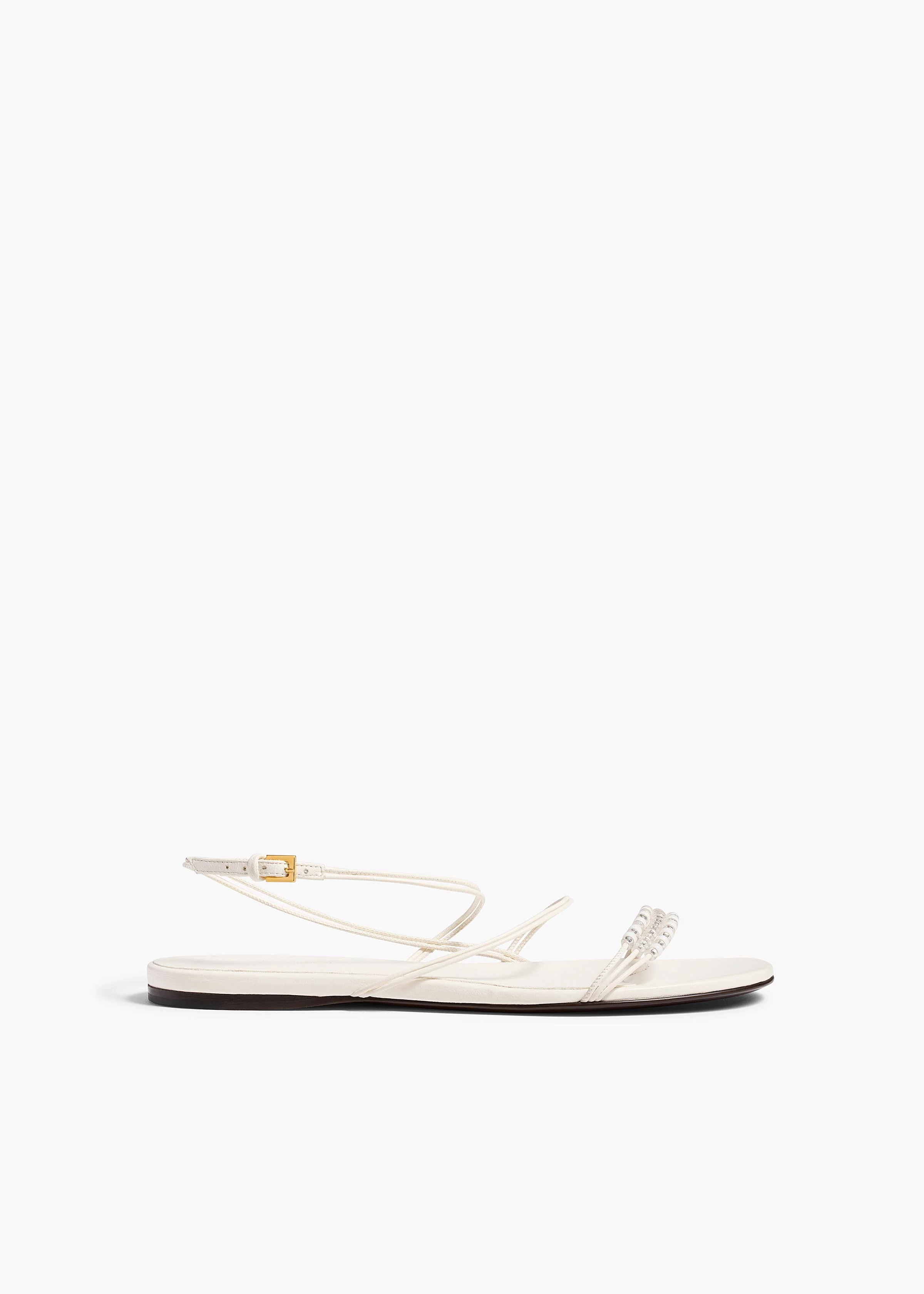 Loop Flat Sandal with Beads | Khaite