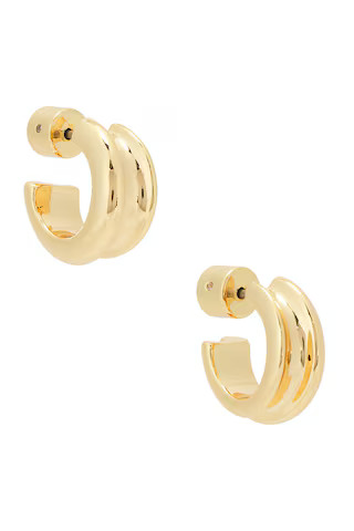 Jenny Bird Mini Lennon Hoops in Gold from Revolve.com | Revolve Clothing (Global)