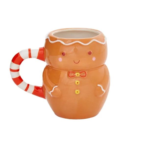 Christmas Gingerbread Man Coffee Mug for Kids and Adults 16oz - Walmart.com | Walmart (US)