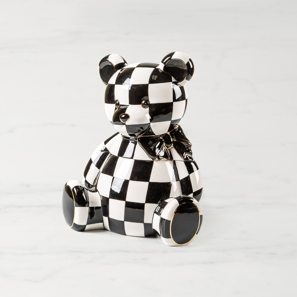 MacKenzie-Childs Courtly Bear Cookie Jar | Williams-Sonoma
