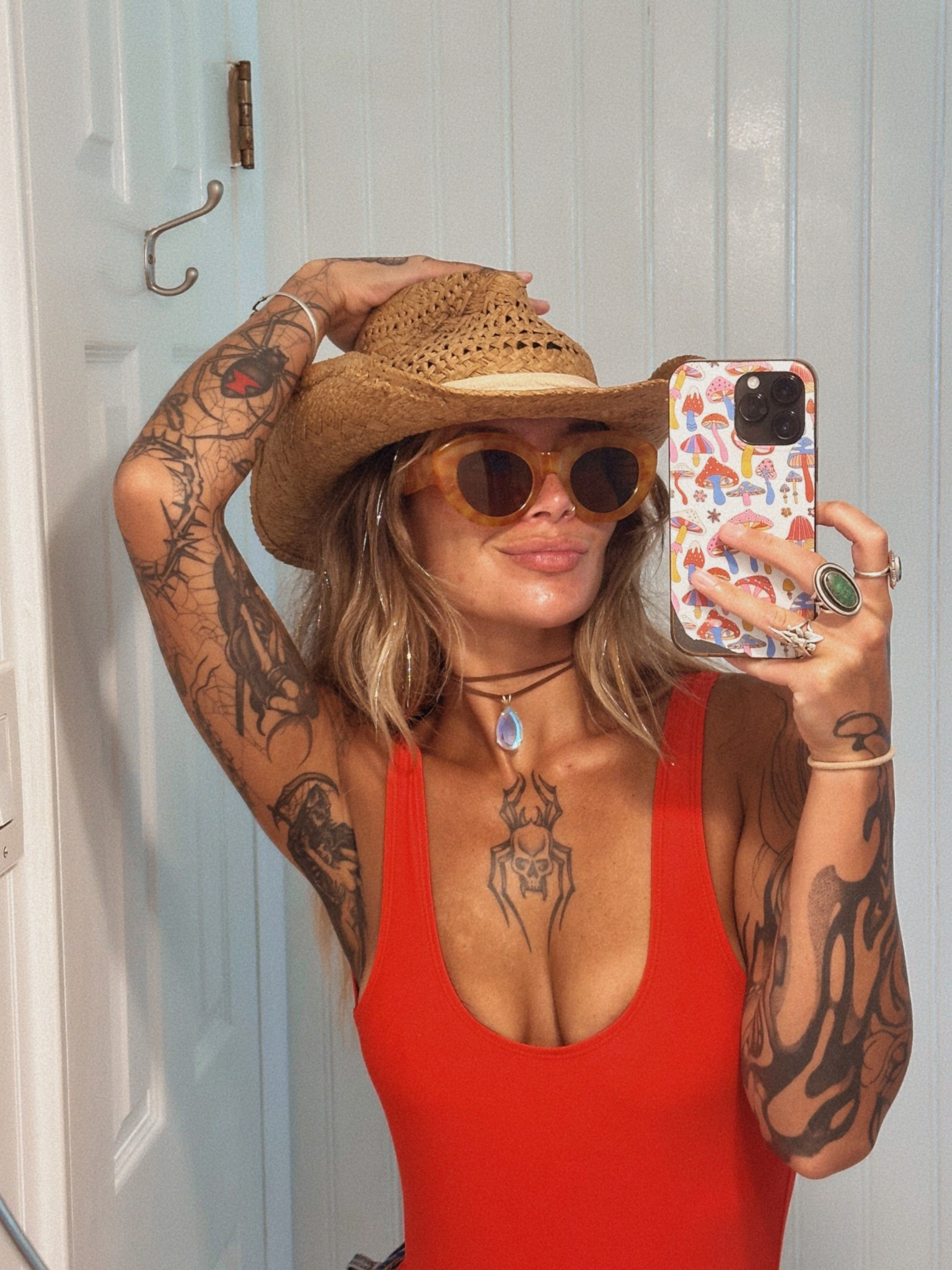 Love some funky sunnies😸

Swimsuit is from WRV - tagged some similar
Hat is from The Bold Brim - tagged some similar 

#sunnies #sunglasses #summer #summerstyle

#LTKFindsUnder50 #LTKStyleTip