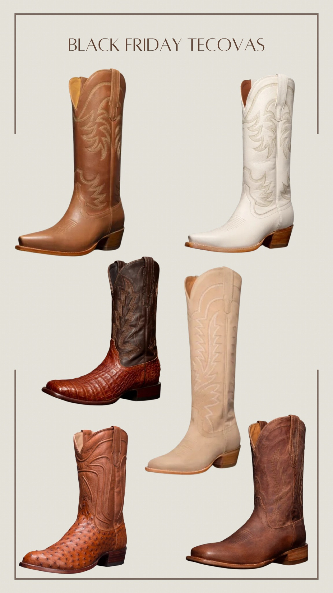 Black Friday sale! 20% off everything 


#tecovas #BFSale #BF #blackfriday #cowgirl #cowboyboots 

#LTKCyberWeek #LTKsalealert #LTKshoecrush