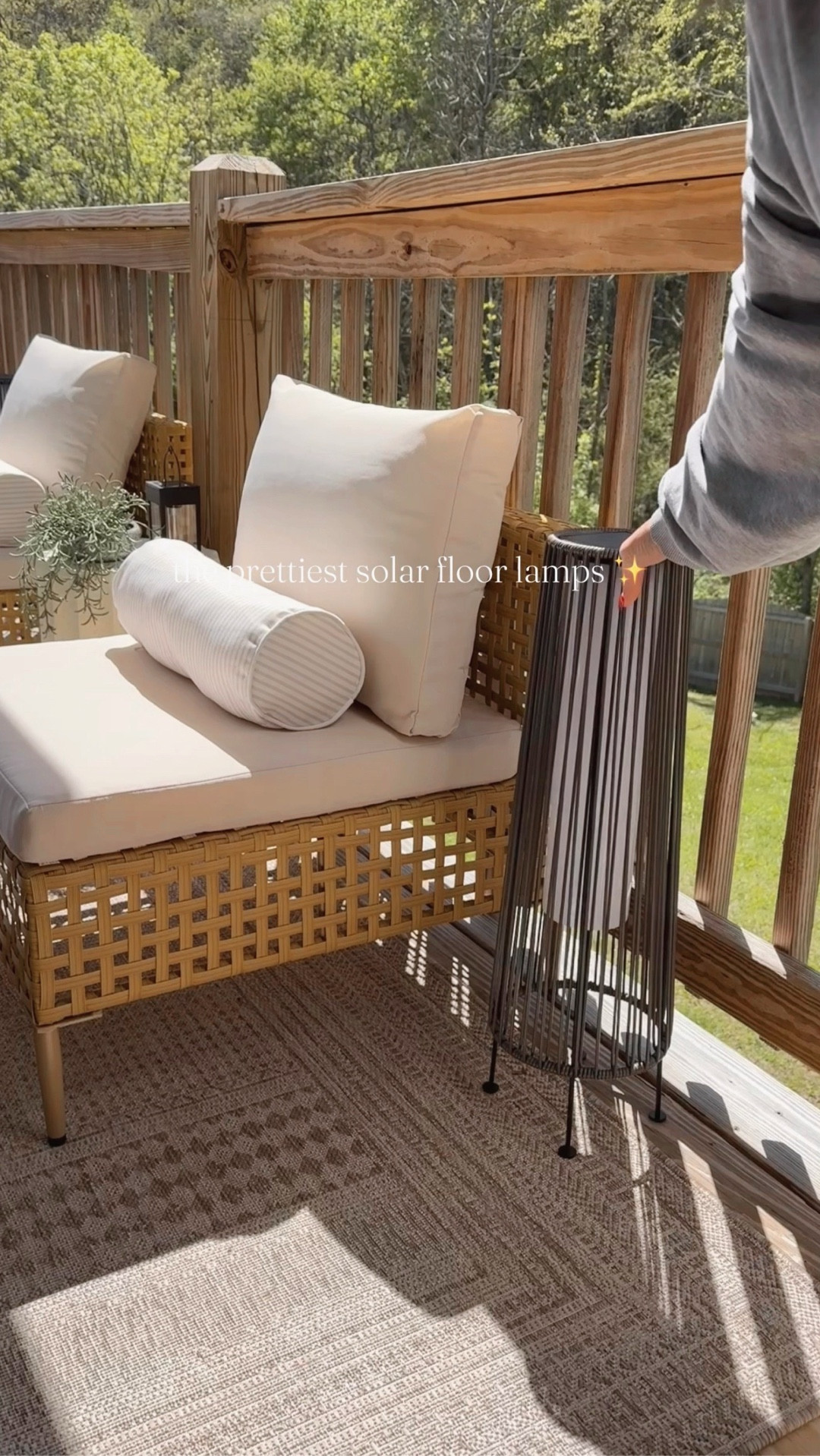 I’ve had these beautiful solar floor lamps for over a year now and they are still just as gorgeous and bright as the day I got them. ✨ They come in a pair and are currently under $100! 

These lanterns make a huge impact on my tiny back porch and put out just the right amount of warm ambient light for cozy summer nights. ☀️

#LTKHome #LTKSeasonal