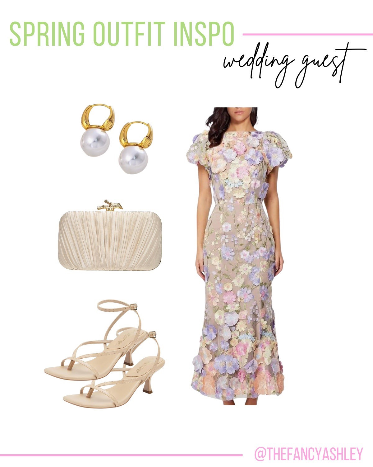 Found THE cutest Amazon dress for spring and summer wedding guest season and I'm OBSESSED with this floral embroidery—it's so good! Finished the look with fab sandals, a cute clutch, and my new fave statement earrings, all Amazon gems and total perfection. 

#LTKSeasonal #LTKWedding #LTKStyleTip