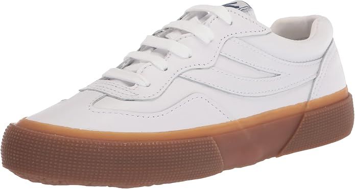 Superga Women's 2941 Revolley All Nappa Sneaker, White Leather, 10 | Amazon (US)