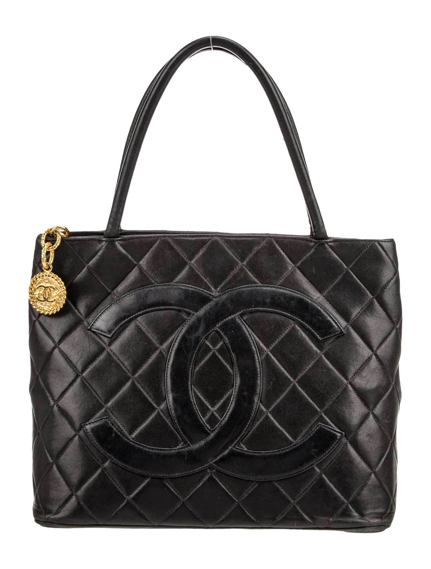 Chanel Timeless Medallion Tote - Black Totes, Handbags - CHA1378625 | The RealReal | The RealReal