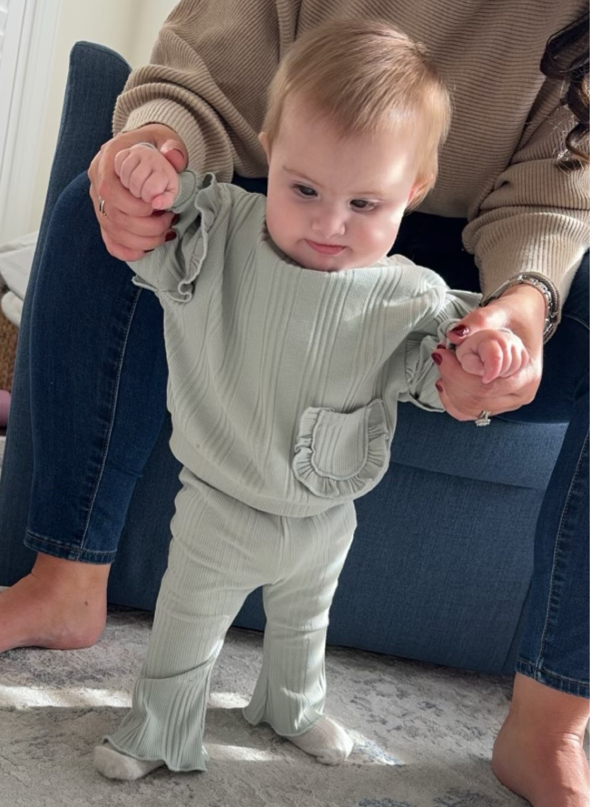 the cutest baby girl set from target. These bell bottom leggings are too cute!! 🥰 


baby girl outfit, target baby outfit, target baby girl outfit, baby girl ruffle set 

#LTKStyleTip #LTKBaby