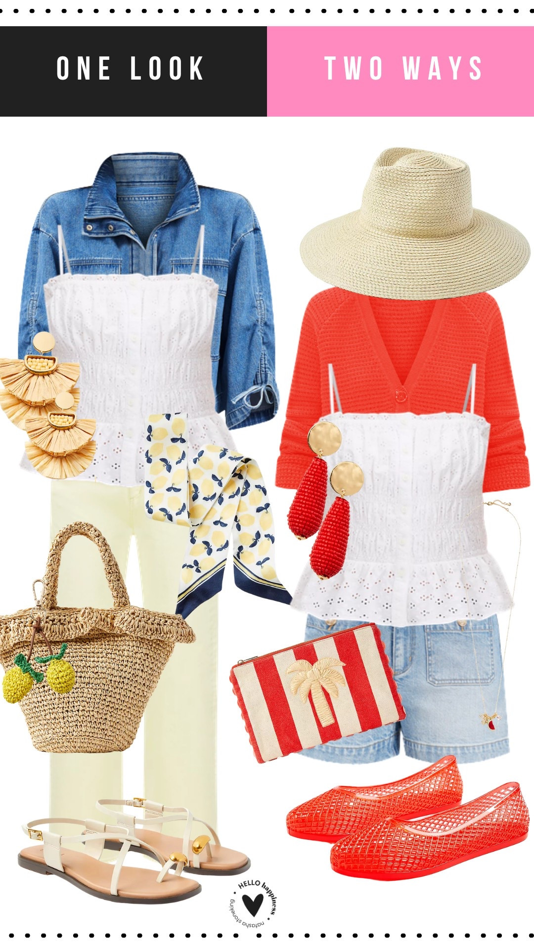 one look two ways = the eyelet tank! so many fun ways to mix and match for summer with this adorable eyelet tank | 

#LTKSaleAlert #LTKFindsUnder50 #LTKSeasonal