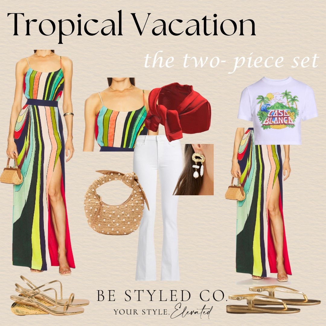 A two piece set can be styled together or separate on vacation for maximum versatility - beach looks - resort vacation styling 

#LTKSeasonal #LTKTravel #LTKStyleTip