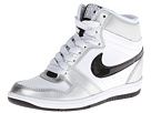 Nike - Force Sky High Sneaker Wedge (White/Metallic Silver/White/Black) - Footwear | Zappos