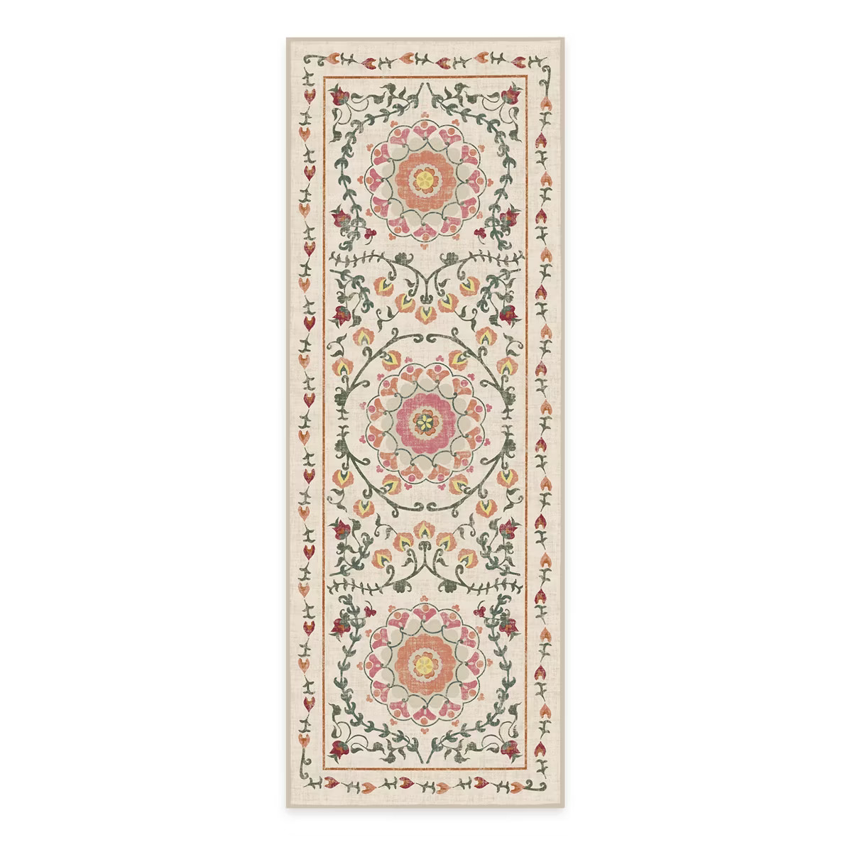 Ruggable Suzani Washable Boho Floral Area Rug | Target
