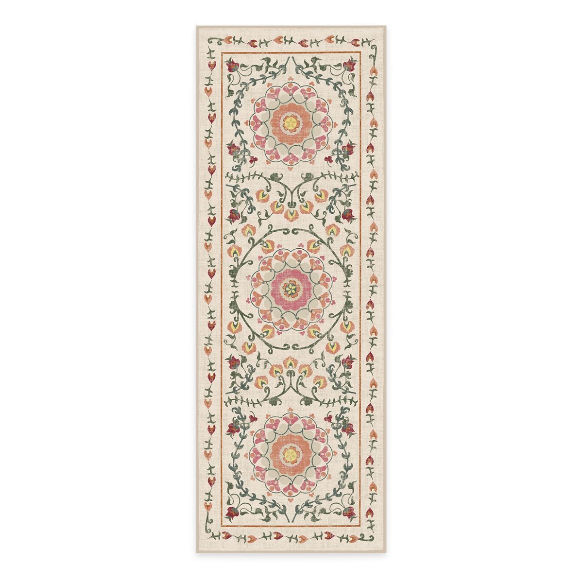 Ruggable Suzani Washable Boho Floral Area Rug | Target