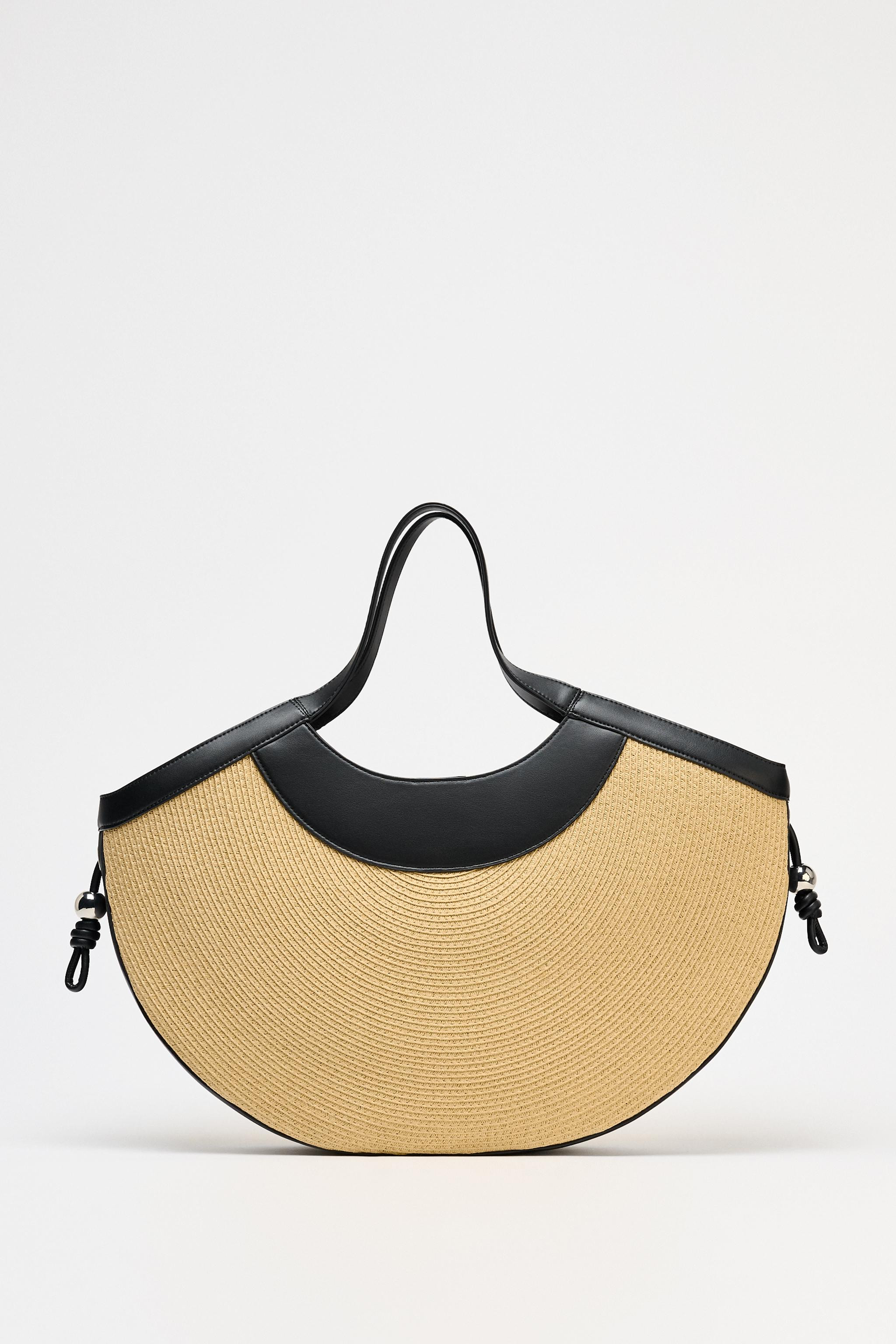 RAFFIA EFFECT TOTE BAG | Zara UK