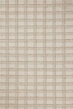 Loloi Chris Loves Julia Polly Collection POL-12 Cream/Sand 7'-9" x 9'-9" Area Rug | Amazon (US)