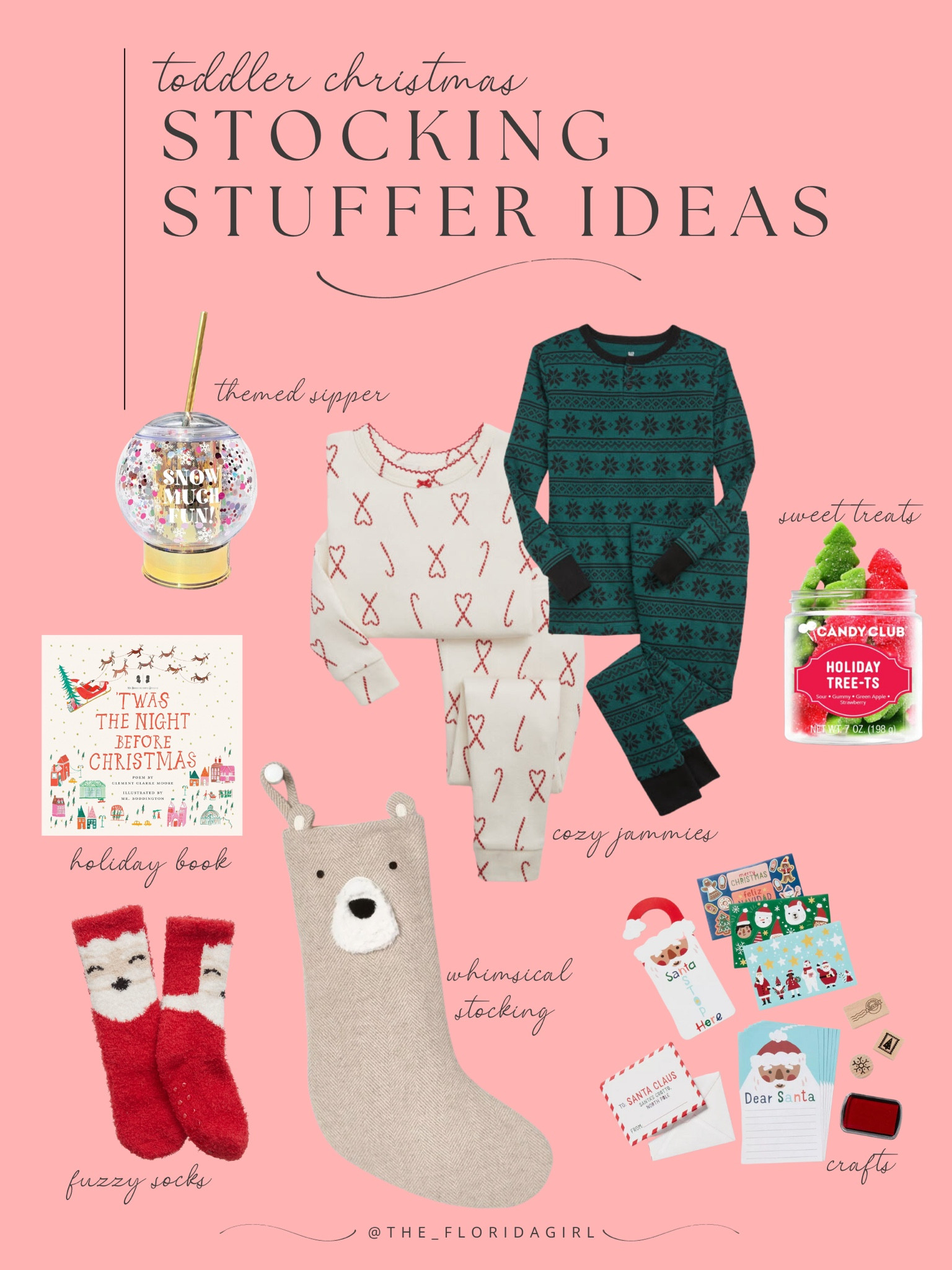 Stocking stuffer ideas #stockingstuffer #christmas #gifts #giftsforkids #giftsfortoddlers #giftideas #giftguide #sippercup #pajamas #tumbler #socks #santa #candy #holiday #christmasbook #kidsbooks #hokiday book #toys

#LTKSeasonal #LTKHoliday #LTKGiftGuide