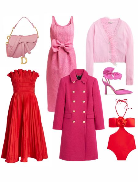 Pink and red Valentine’s Day finds pink dress red dresses pink coat  feathers bows Dior 

#LTKsalealert #LTKfindsunder50 #LTKstyletip