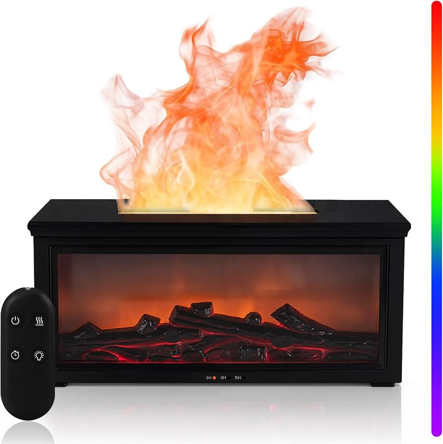 ShowyLive Flame Diffuser, Fireplace Essential Oil Diffuser & Humidifier | Amazon (US)