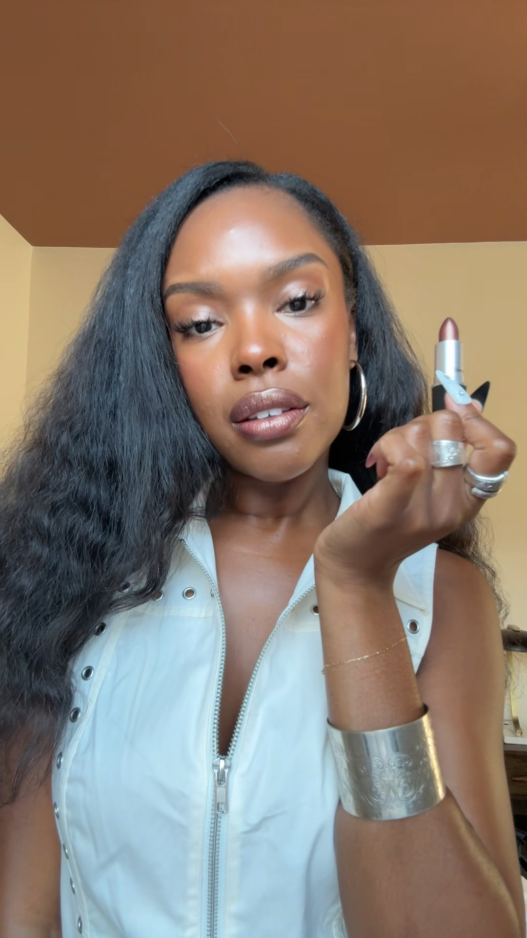 "O" by MAC COSMETICS is ICONIC (im wearing a little cocoa latte liner too)  #lipstick #MAC #darkskindededed 

#LTKFindsUnder50 #LTKStyleTip #LTKBeauty