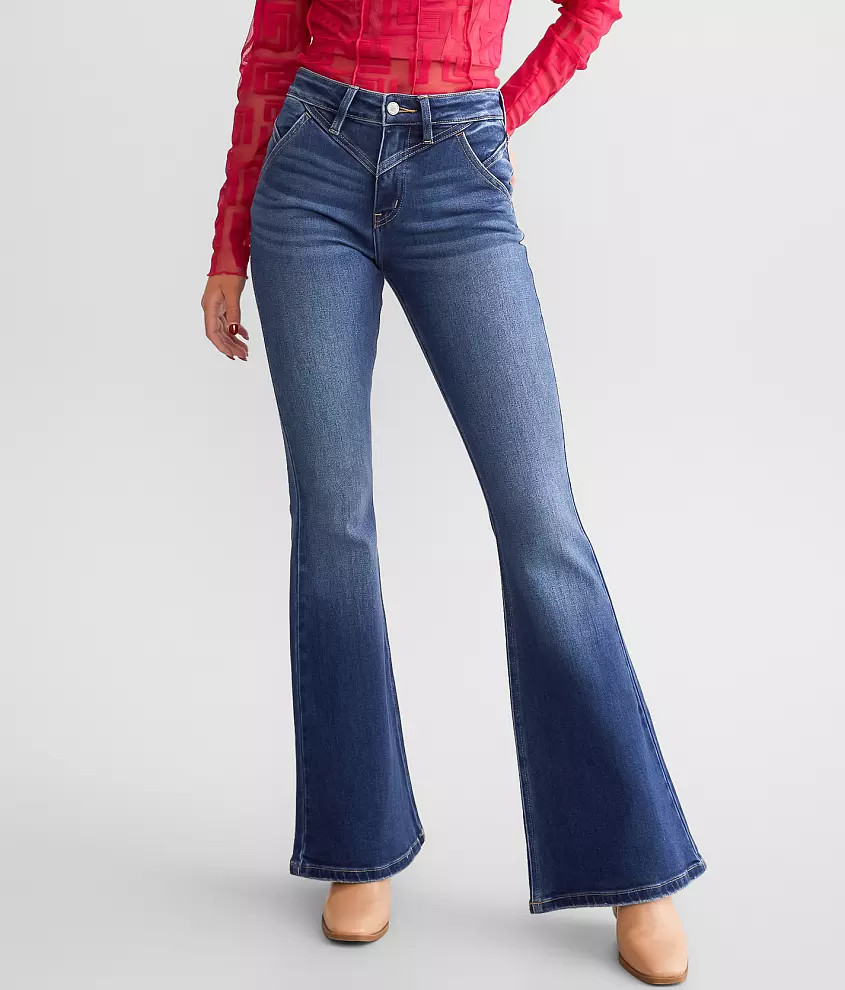 High Rise Flare Stretch Jean | Buckle