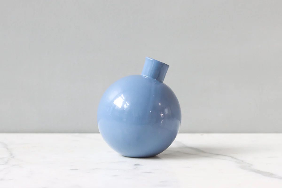 Denim Sphere Bud Vase | etúHOME