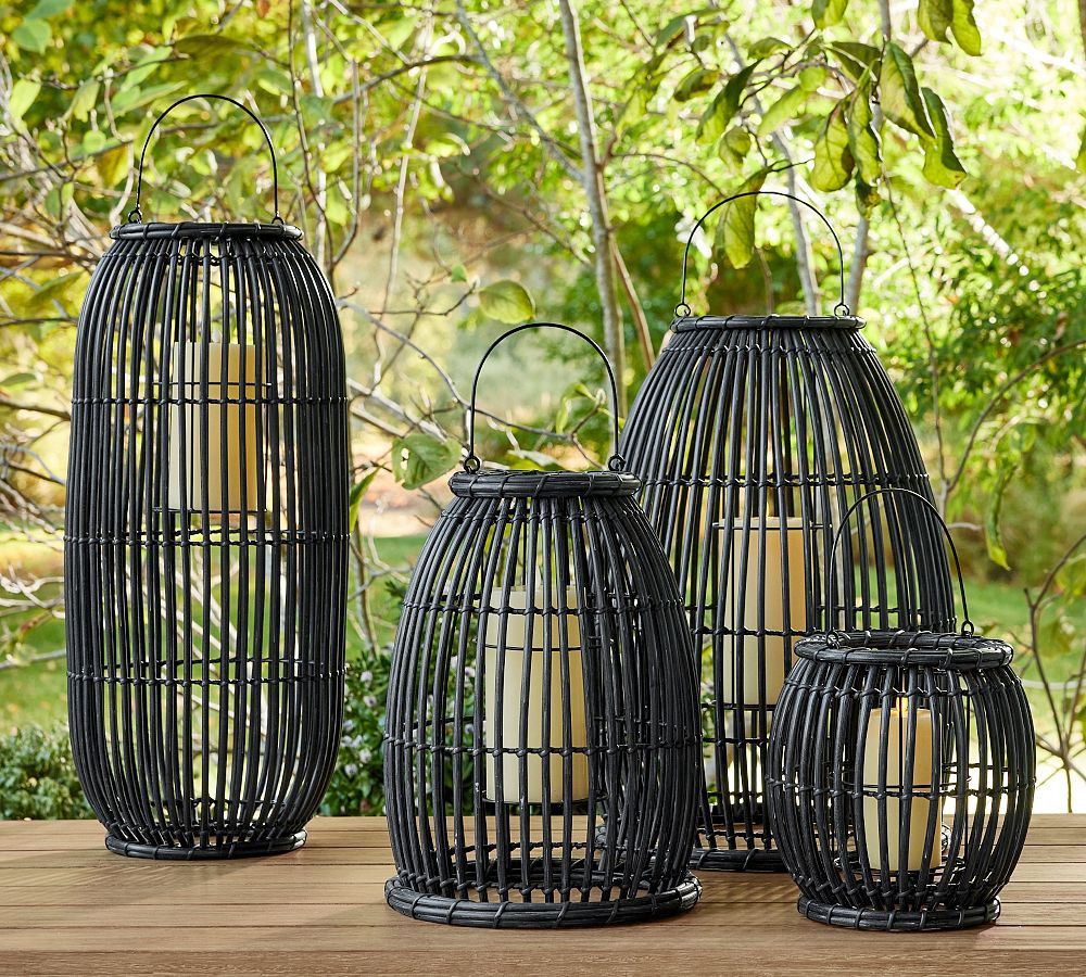 Careyes Handwoven Outdoor Lantern | Pottery Barn (US)