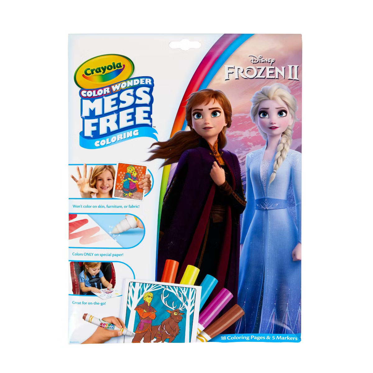 Crayola Color Wonder Frozen 2 Coloring Pages Set | Target