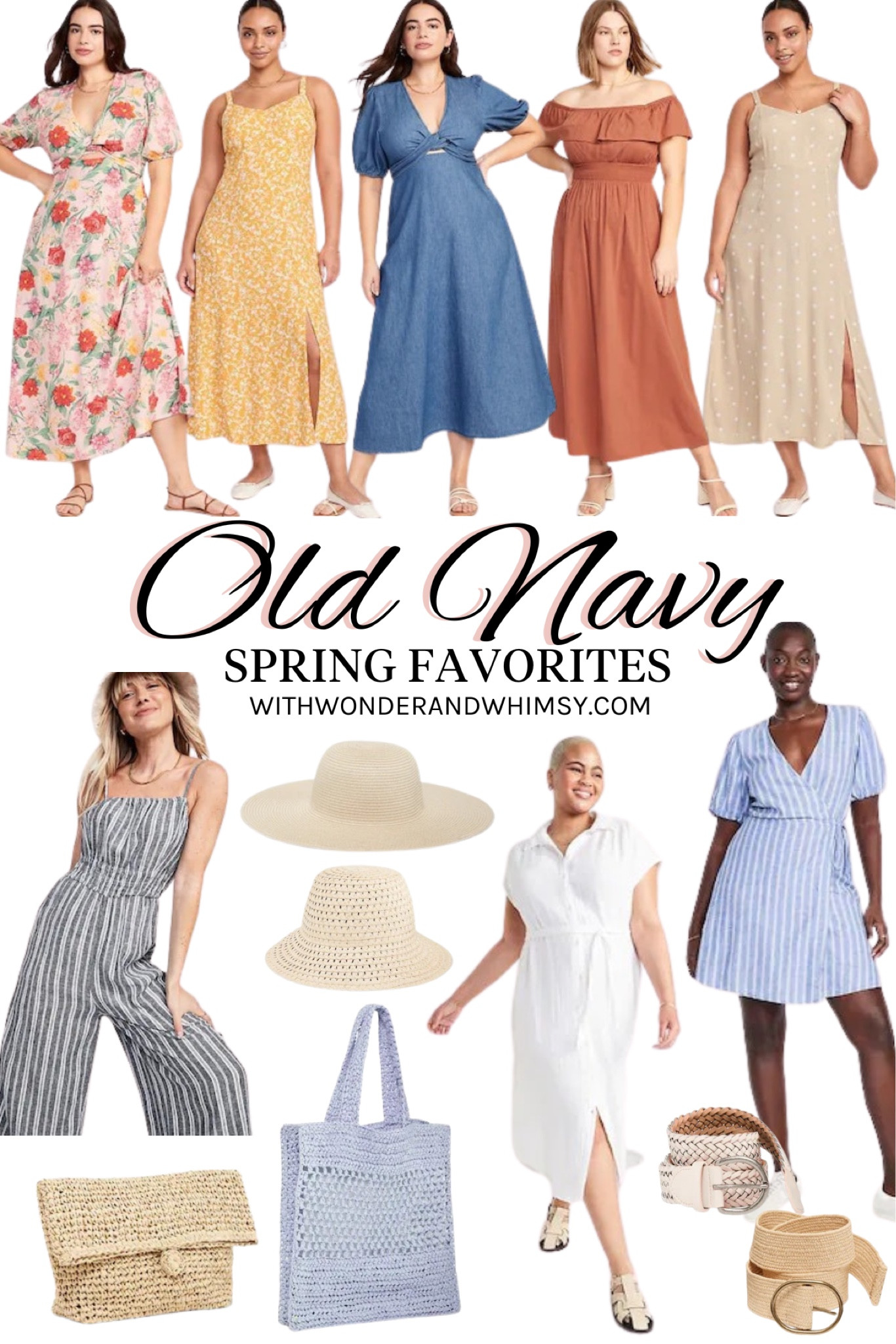 Old Navy Spring Favorites | Shop straight and plus size spring dresses, jumpsuits, straw hats, straw bags, and belts.


#LTKunder100 #LTKcurves #LTKunder50