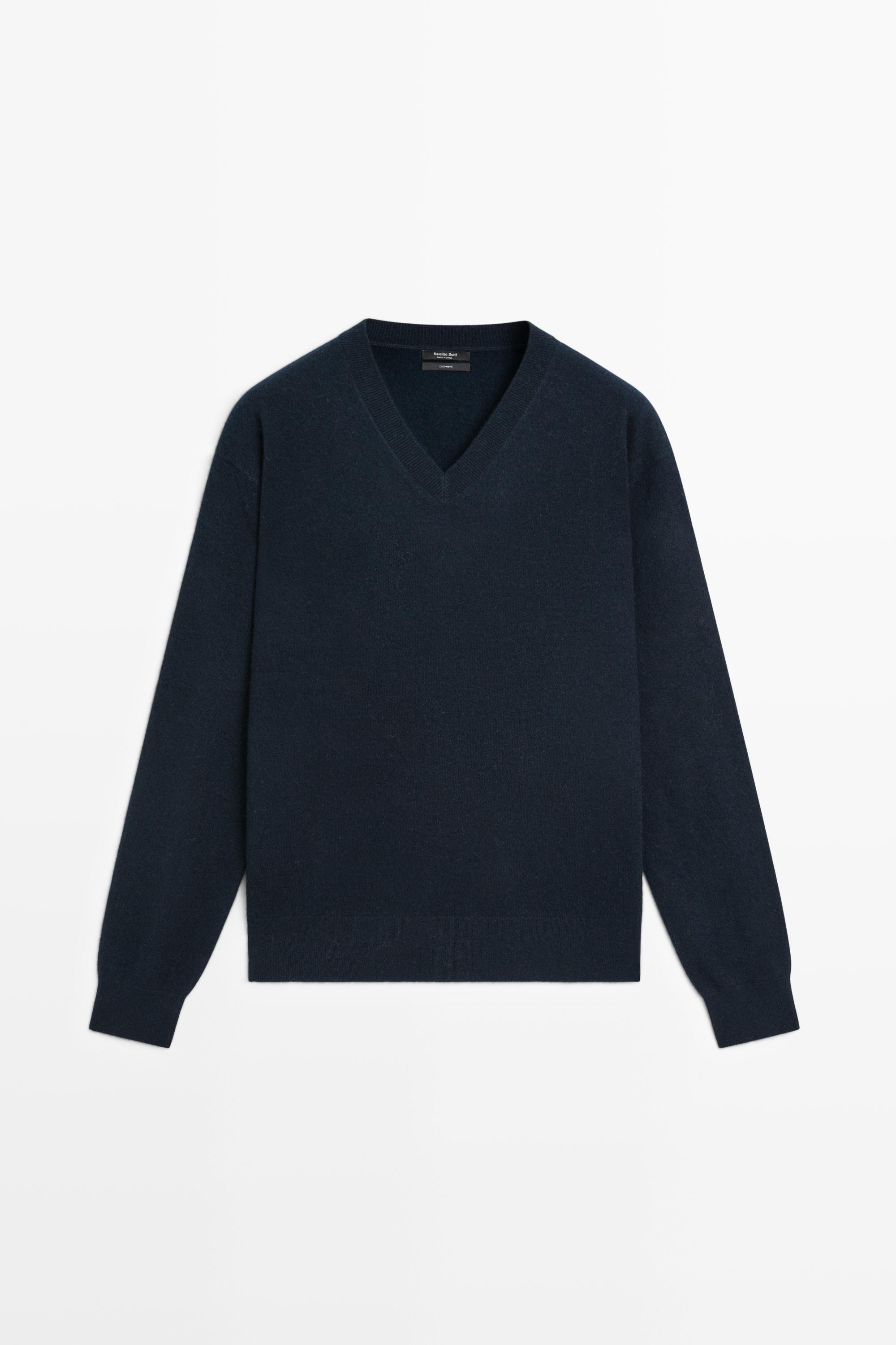 100% cashmere knit sweater | Massimo Dutti UK