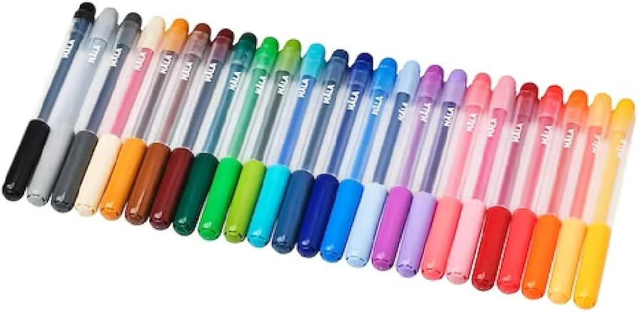 I-K-E-A MÅLA Felt-Tip Pen Mixed Colors Polypropylene (pack of 24) | Amazon (US)
