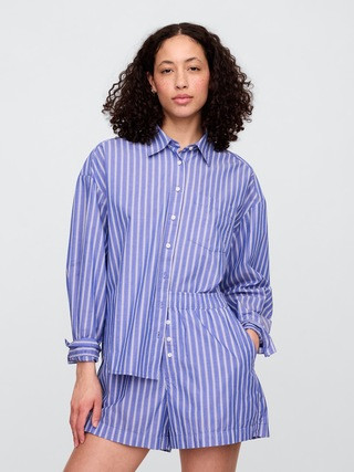 Oversized Shirt in Poplin | Gap Factory