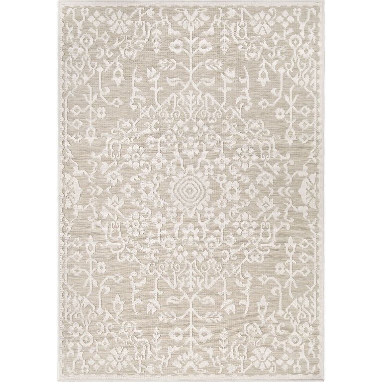 My Texas House Eastern 9' X 13' Natural Driftwood Reversible Indoor-Outdoor Area Rug | Walmart (US)