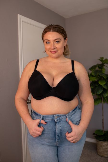 *please be properly fitted before ordering*

This is a new bra to me and I am still in the testing stages. However, I am loving it so far! It’s a great small band large cup bra option when searching for a deep neckline. Plunge bras are tricky with large chests, but this one is containing the breast tissue while still exposing it. It’s a great cleavage style bra option, if that’s what you’re looking for. The adjustable straps can be worn regular or racerback.

Niya Bra by Bravissimo can be purchased at Bravissimo. It comes in band sizes 28-38, cup sizes DD-J.

#LTKstyletip #LTKfindsunder100 #LTKmidsize