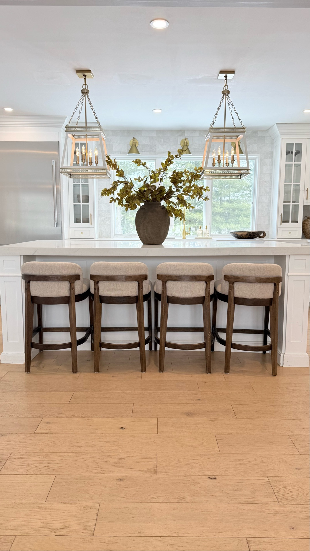Loving my new, affordable counter stools for my kitchen island. 🤎

These cozy, easy to assemble stools are available in a set of four for under $650 with clipped coupon. Shown with walnut wood finish. This seating added warmth to my white kitchen. *Also available in a lighter wood finish.

Amazon | Walmart | Kitchen Decor | Rustic | Organic Modern | Neutrals | Budget Finds | Interior Styling | Design 

#LTKHome #LTKmorningroutine #LTKSaleAlert