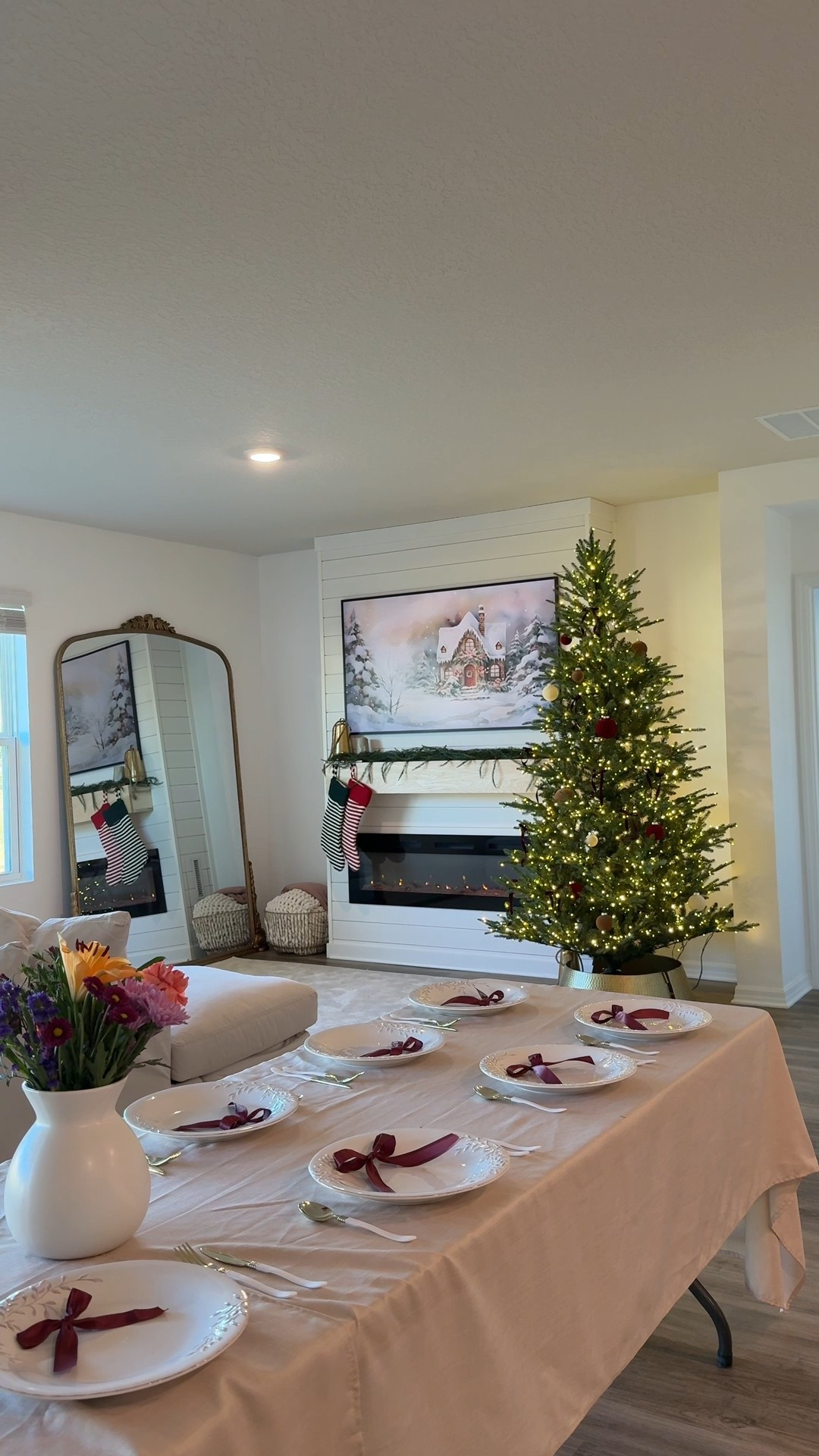 my house coming together feels like a dream come true 💞🌟🎄
hosting my first friendsgiving and christmas this year so I am busy but my heart is full!!

christmas decor, christmas tree, twinkling christmas tree, candlesticks, candlestick holders, frame TV, house inspo, cozy living room, holiday decor, floor mirror, anthro mirror, fireplace, black friday, frame TV, art tv, samsung 

#LTKHoliday #LTKHome #LTKdayinmylife