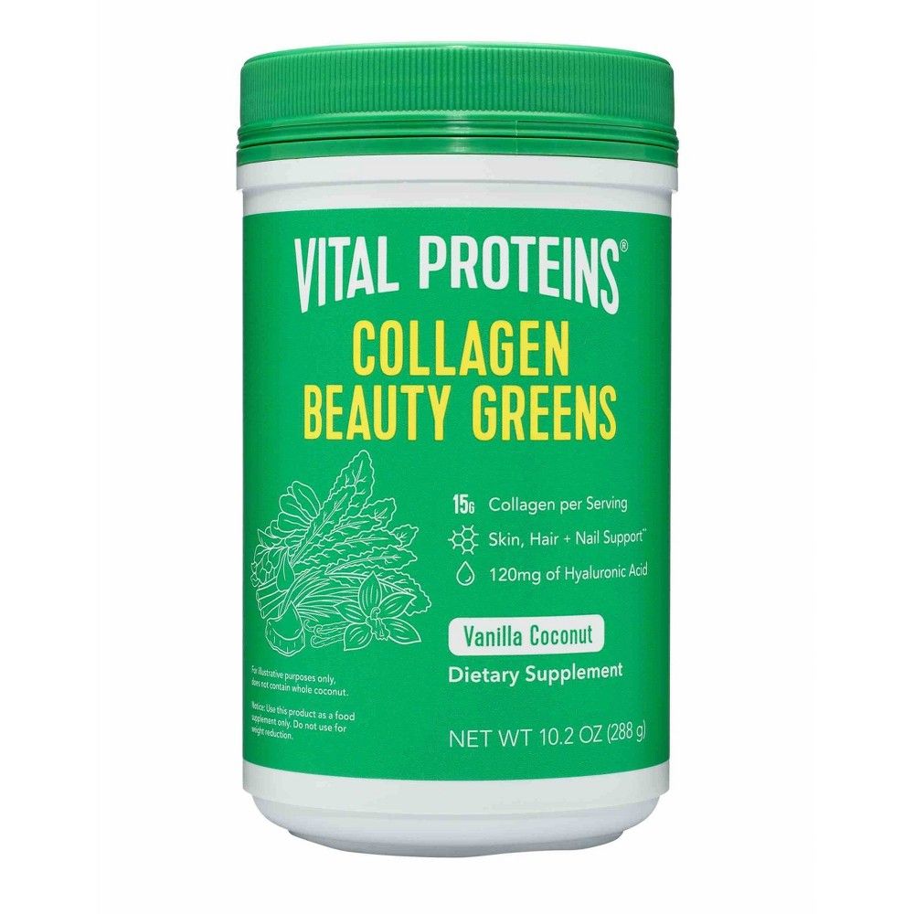 Vital Proteins Collagen Beauty Greens Powder - Coconut Vanilla - 10.2oz | Target