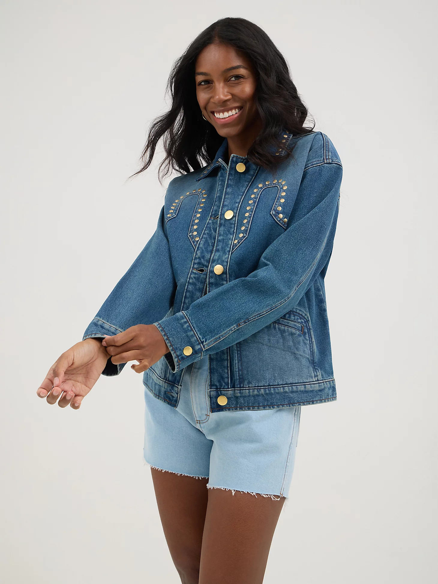 Wrangler® x Yellow Rose by Kendra Scott Studded Jacket | Wrangler