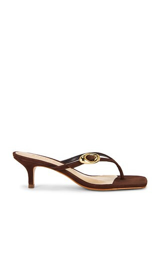 Schutz Miriam Sandal in Brown. - size 7.5 | Revolve Clothing (Global)