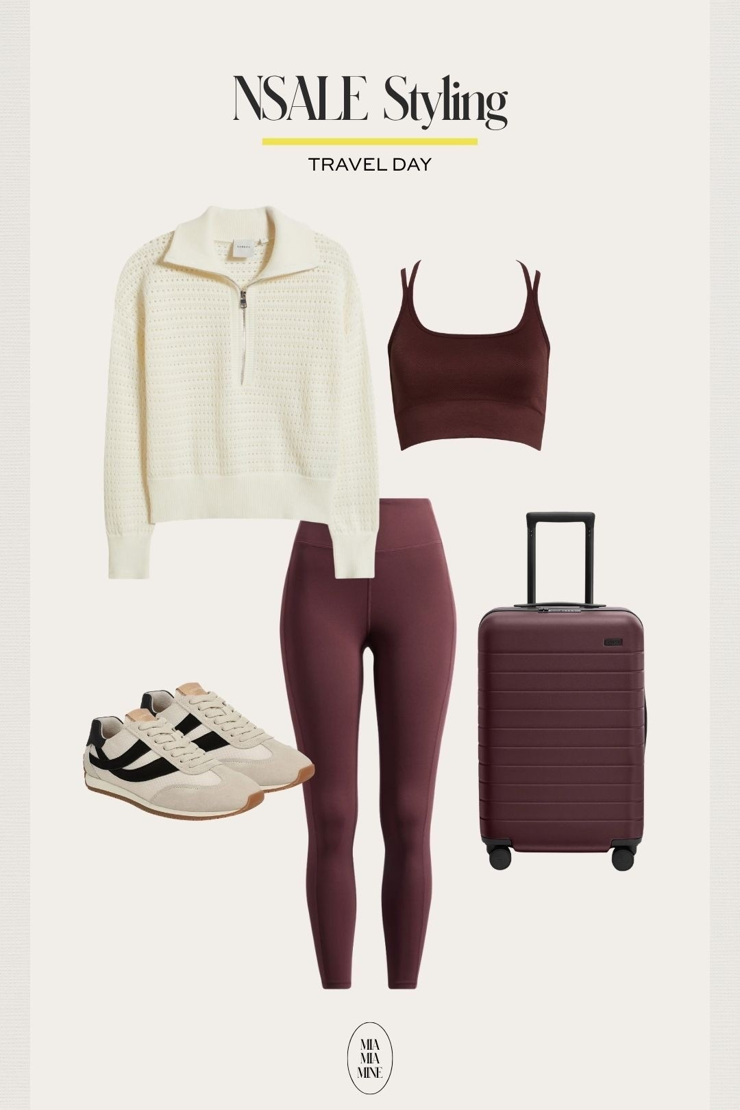 NSALE travel day outfit in stock
Zella activewear
Varley half zip pullover 
Vince sneakers
Away luggage

#LTKSaleAlert #LTKTravel #LTKActive